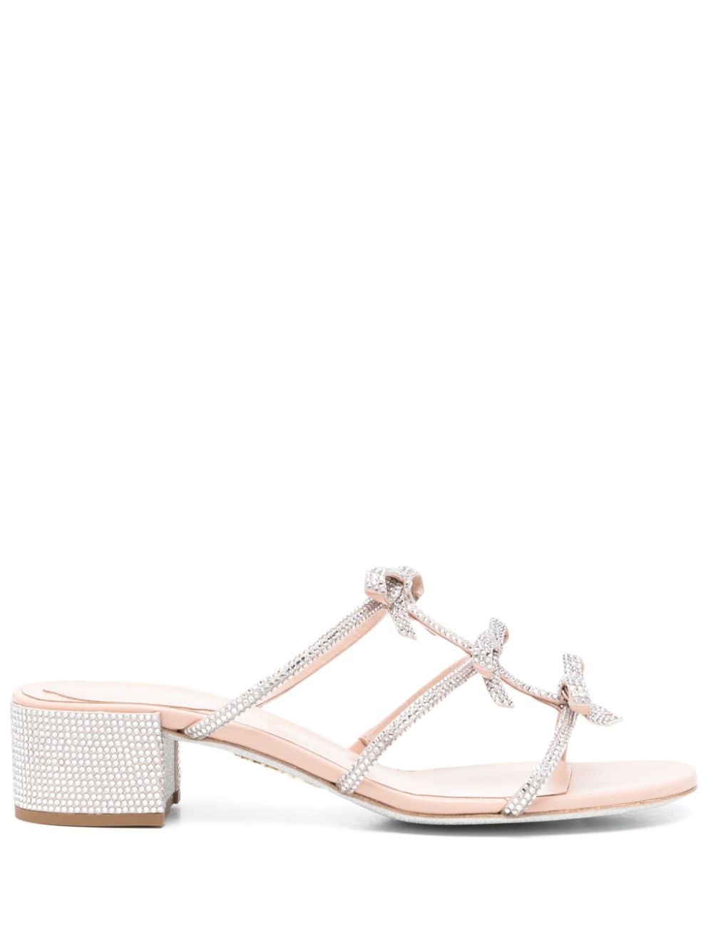 René Caovilla 40mm crystal-embellished sandals - Silver von René Caovilla