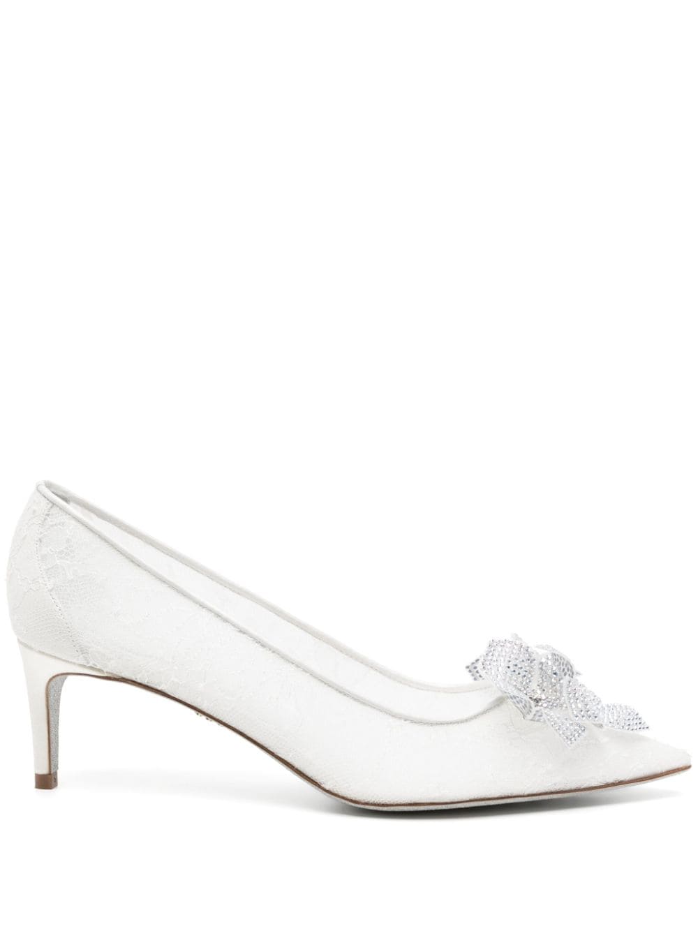 René Caovilla 60mm Veneziana pumps - White von René Caovilla