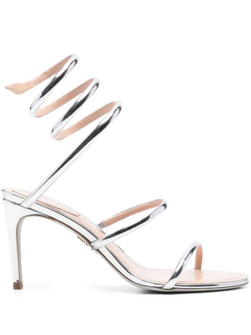 René Caovilla 80mm Cleo sandals - Silver von René Caovilla