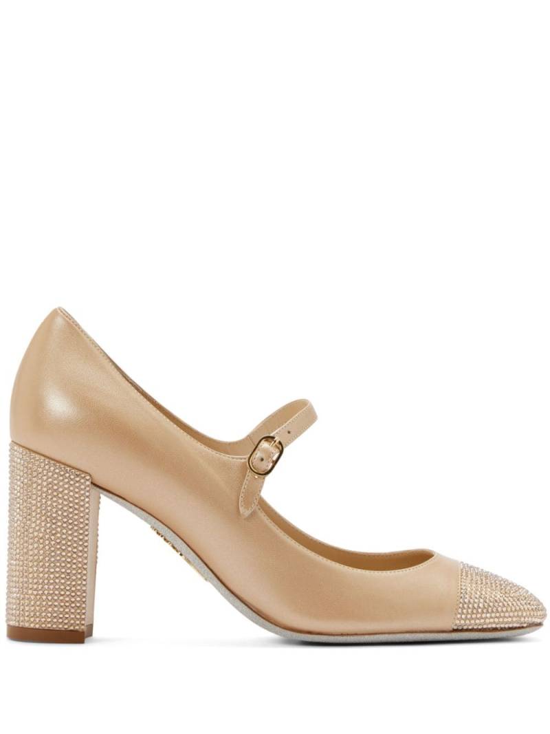 René Caovilla 80mm Kristen pumps - Neutrals von René Caovilla