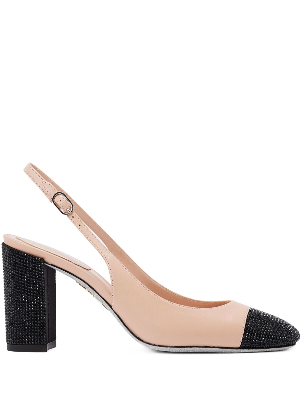 René Caovilla 80mm Kristen slingback pumps - Neutrals von René Caovilla