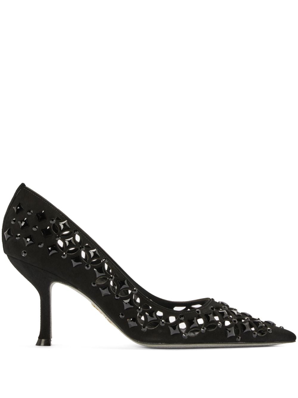 René Caovilla 80mm Trifora pumps - Black von René Caovilla