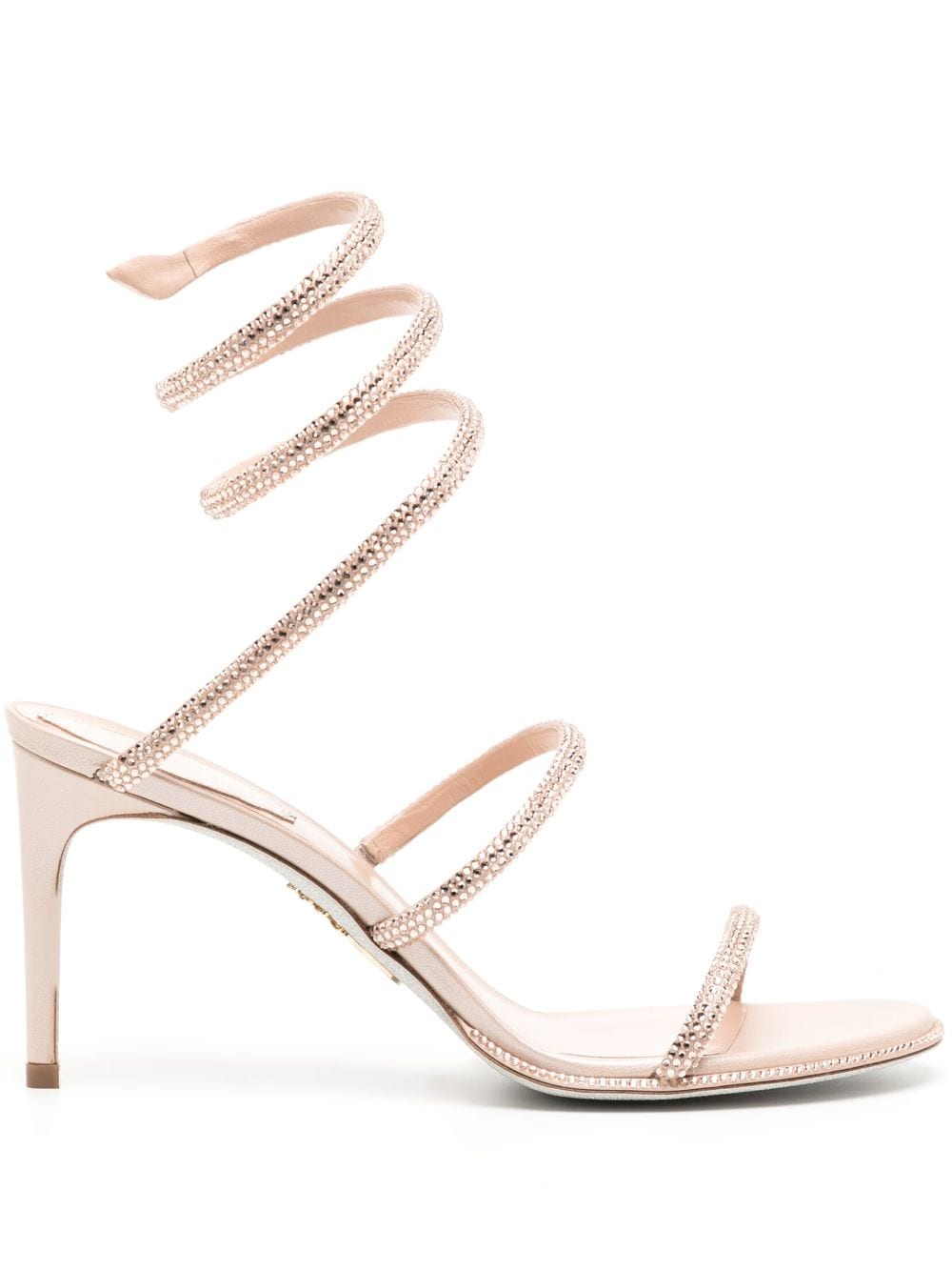 René Caovilla 90mm crystal-embellished sandals - Neutrals von René Caovilla