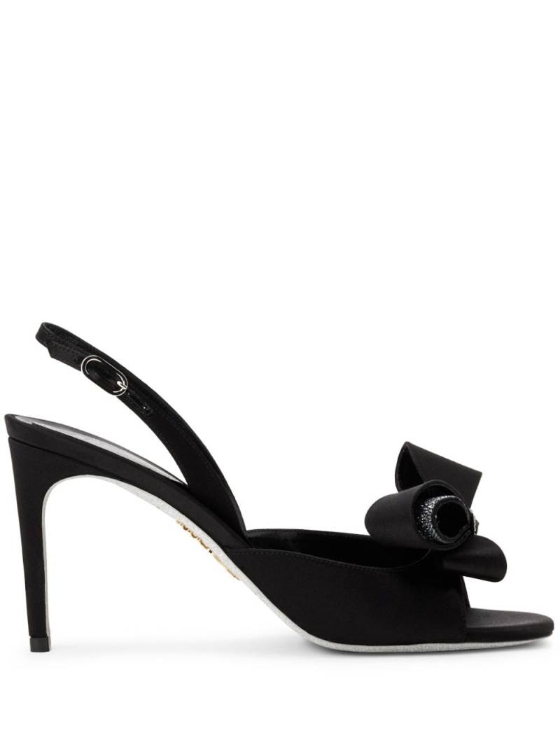 René Caovilla Arabella crystal-embellished sandals - Black von René Caovilla