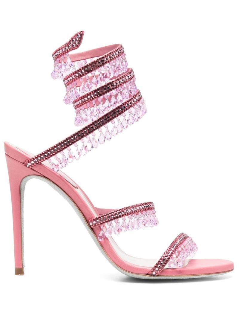 René Caovilla Chandelier 110mm sandals - Pink von René Caovilla