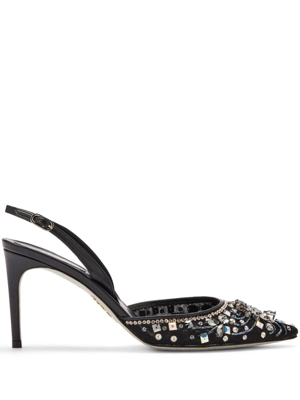 René Caovilla Cinderella 105mm pumps - Black von René Caovilla