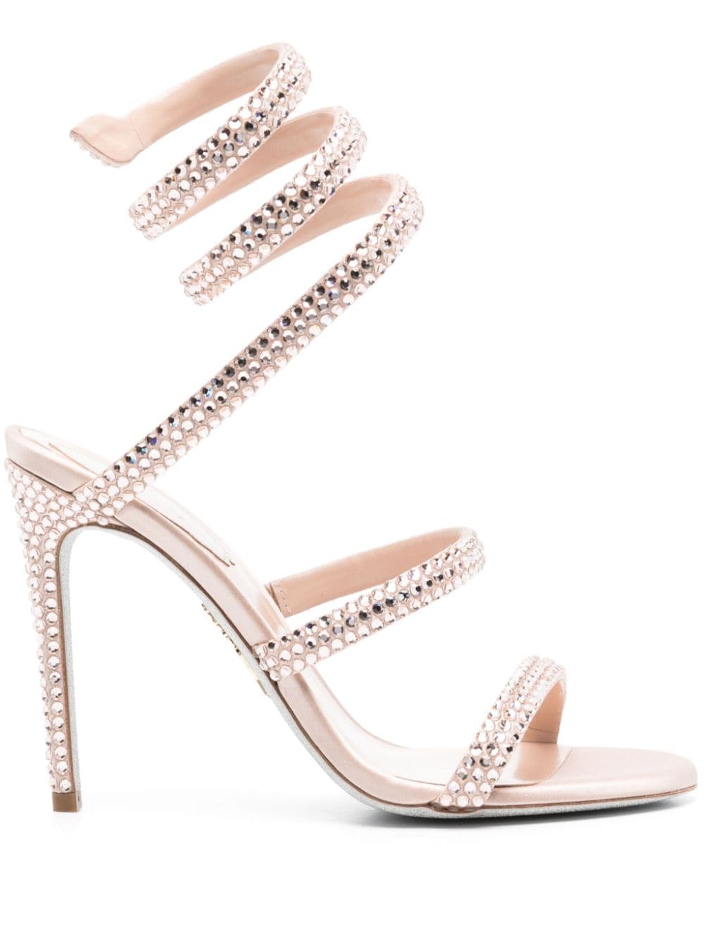 René Caovilla Cleo 105mm rhinestone-embellished sandals - Pink von René Caovilla