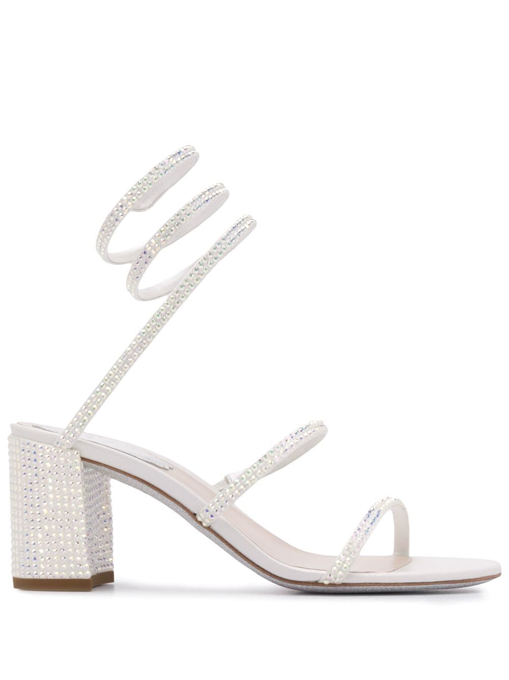 René Caovilla Cleo 75 sandals - White von René Caovilla