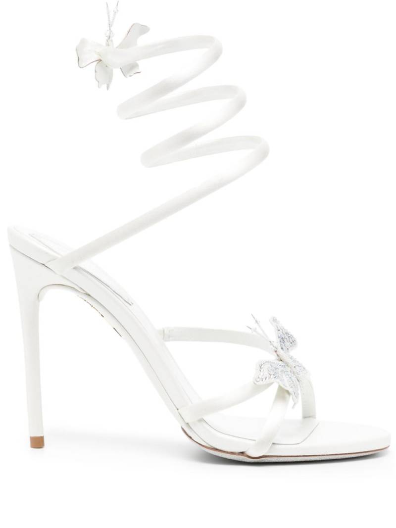 René Caovilla embellished leather sandals - White von René Caovilla