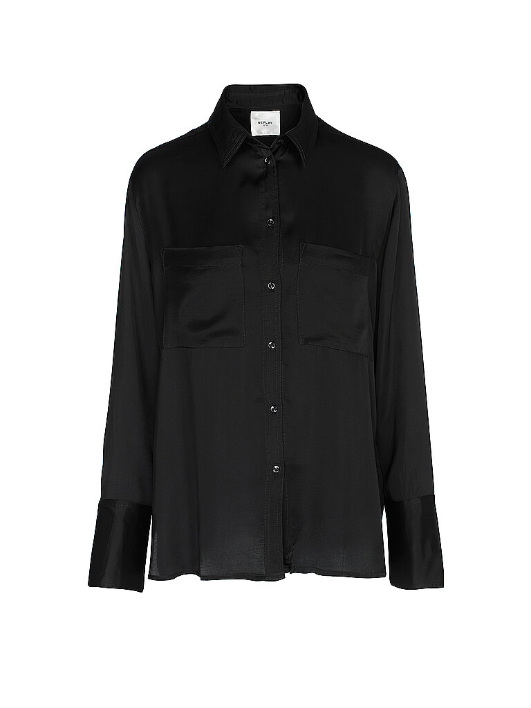 REPLAY Bluse  schwarz | XS von Replay