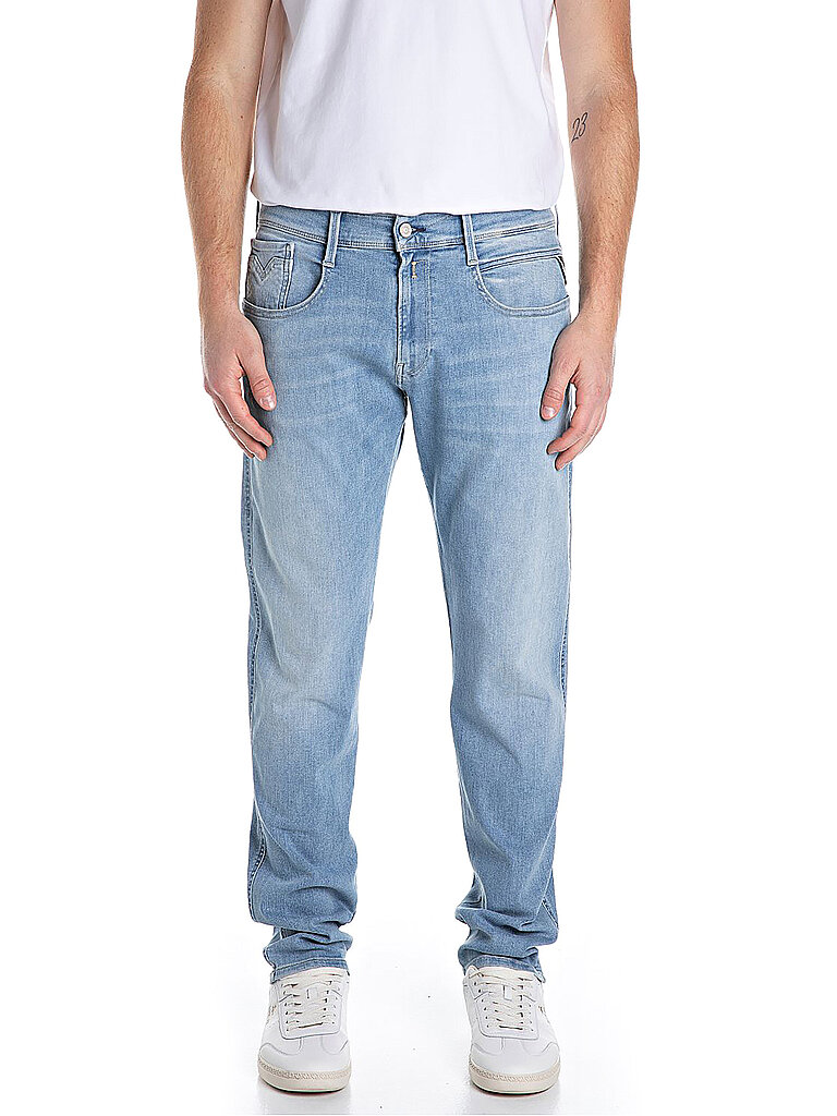 REPLAY Jeans Slim Fit ANBASS HYPERFLEXX hellblau | 28/L32 von Replay