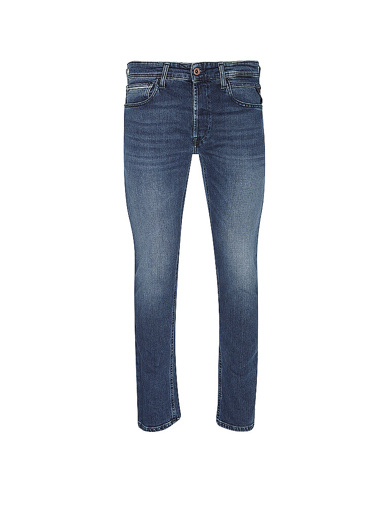 REPLAY Jeans Straight Fit GROVER blau | 30/L32 von Replay