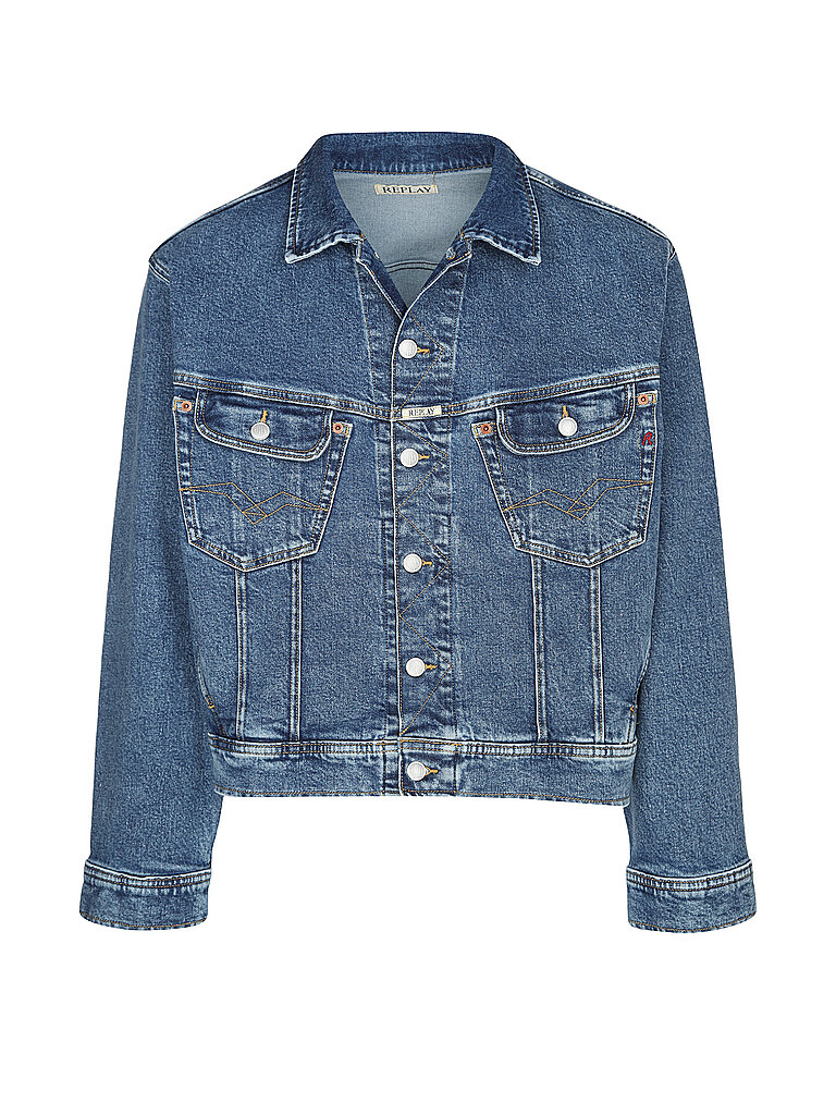 REPLAY Jeansjacke blau | S von Replay