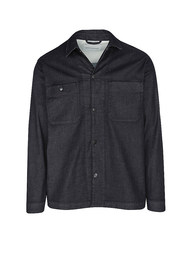 REPLAY Overshirt  blau | L von Replay