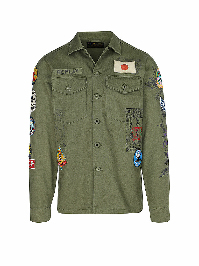 REPLAY Overshirt olive | M von Replay