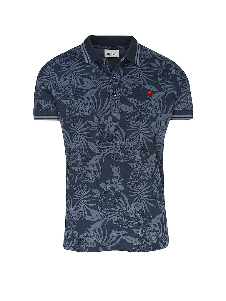 REPLAY Poloshirt  blau | M von Replay