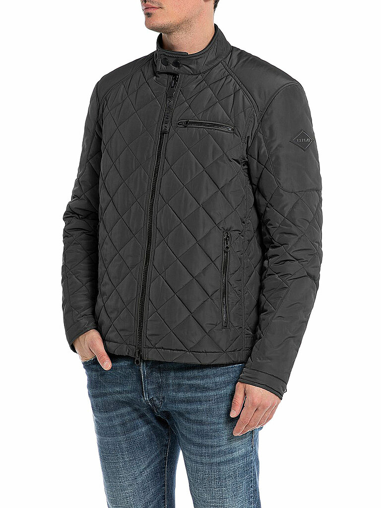 REPLAY Steppjacke  schwarz | XL von Replay