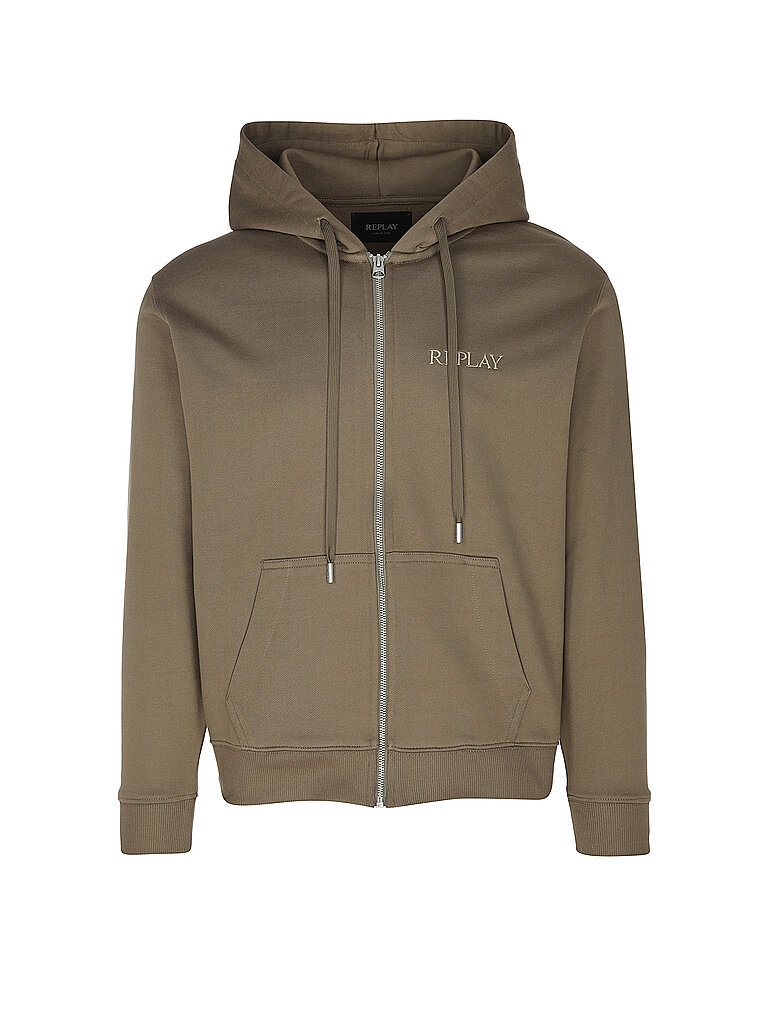 REPLAY Sweatjacke  olive | L von Replay