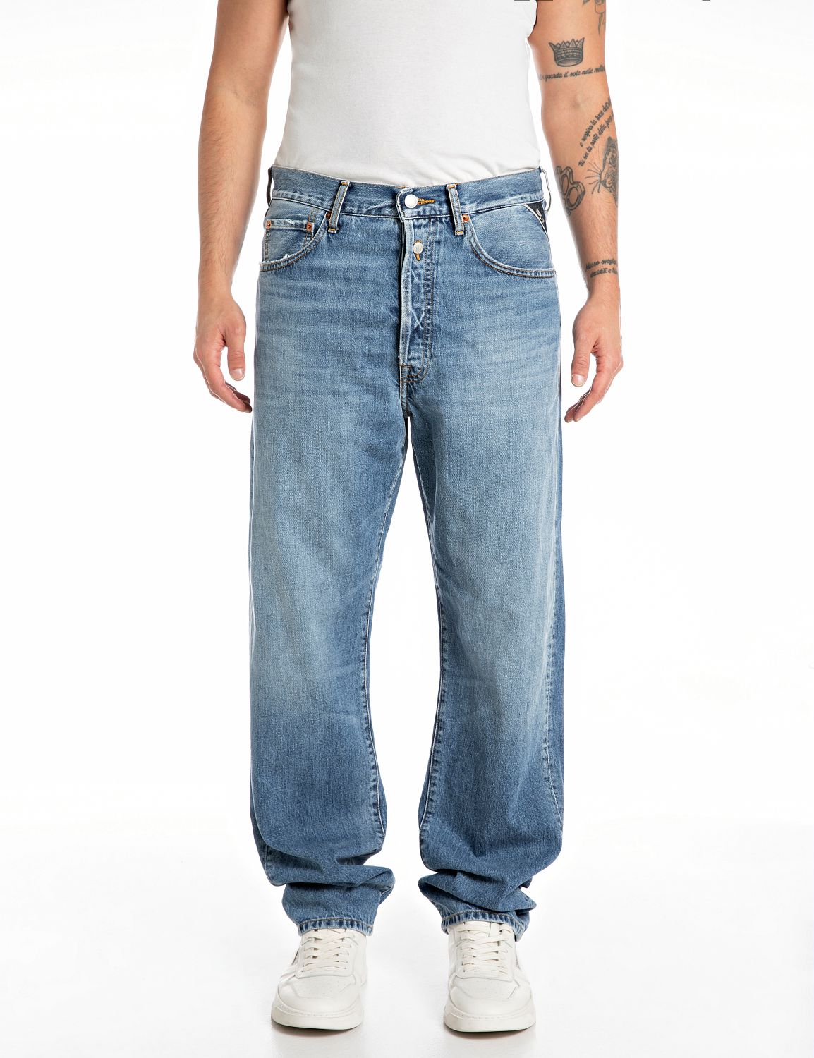 Replay Straight-Jeans »M9Z1 9Zero1 90´s Straight Fit«, mit Washed-Look Replay Straight-Jeans »M9Z1 9Zero1 90´s Straight Fit«, mit Washed-Look von Replay