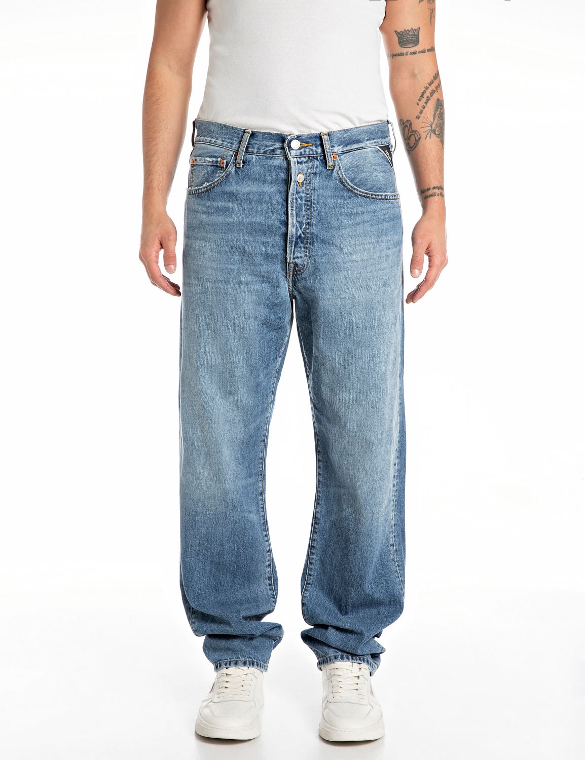 Replay Straight-Jeans »M9Z1 9Zero1 90´s Straight Fit«, mit Washed-Look von Replay