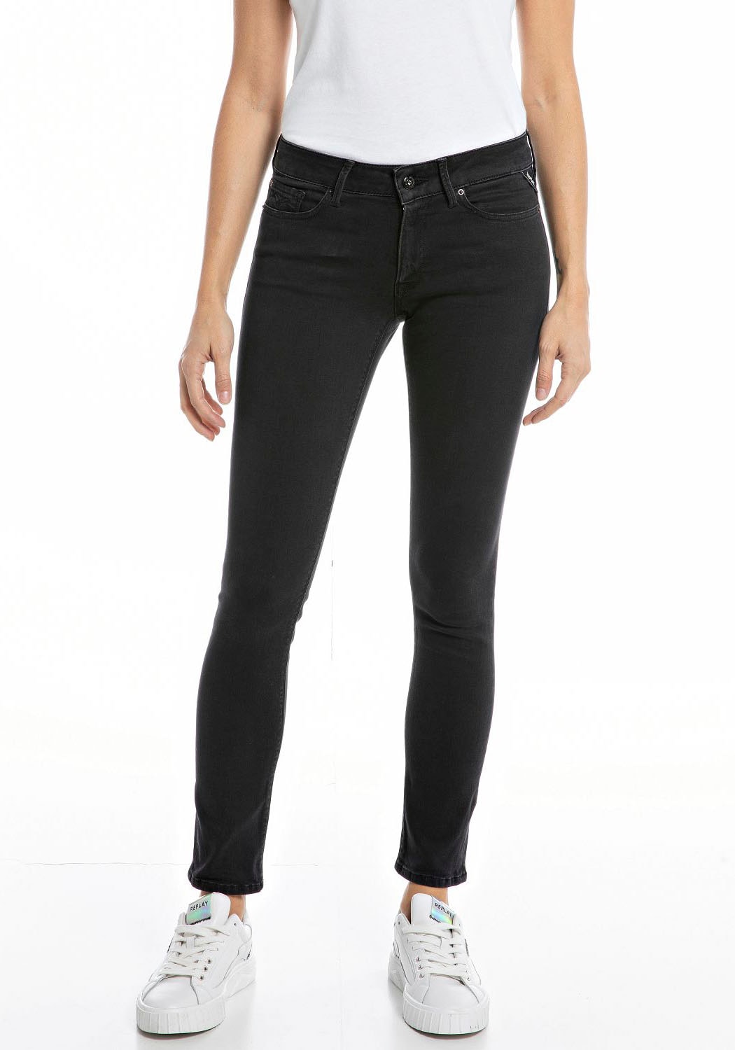 Replay 5-Pocket-Jeans »NEW LUZ Skinny Fit«, in Ankle-Länge Replay 5-Pocket-Jeans »NEW LUZ Skinny Fit«, in Ankle-Länge von Replay