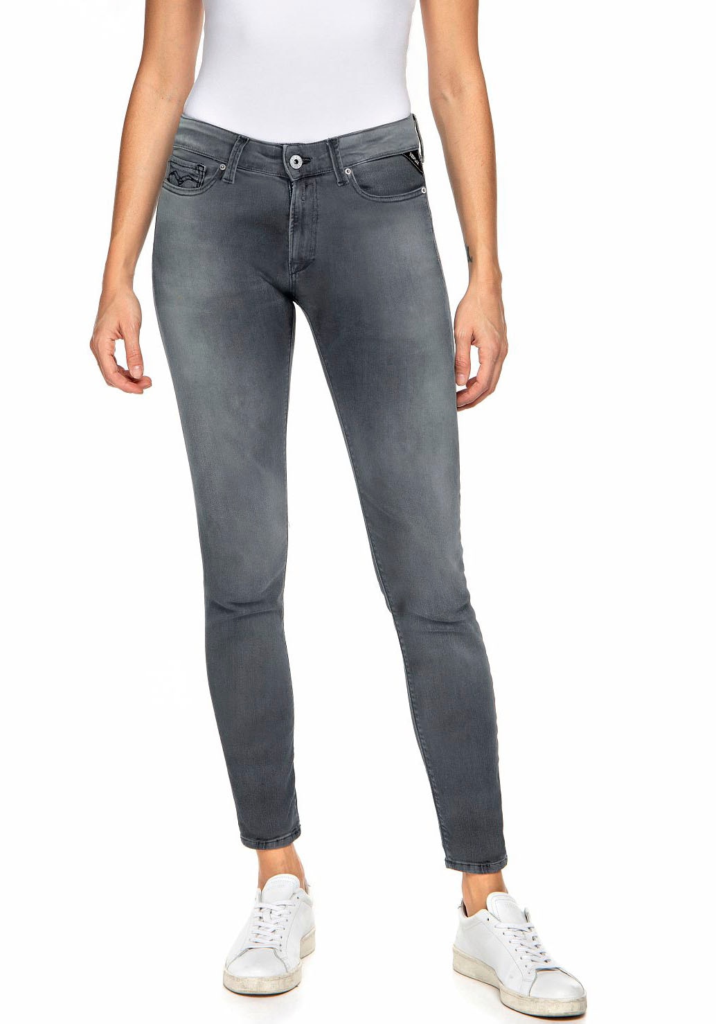 Replay 5-Pocket-Jeans »NEW LUZ Skinny Fit«, in Ankle-Länge Replay 5-Pocket-Jeans »NEW LUZ Skinny Fit«, in Ankle-Länge von Replay