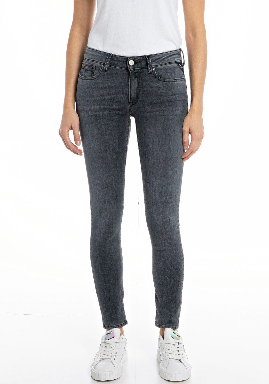 Replay 5-Pocket-Jeans »NEW LUZ«, in Ankle-Länge von Replay