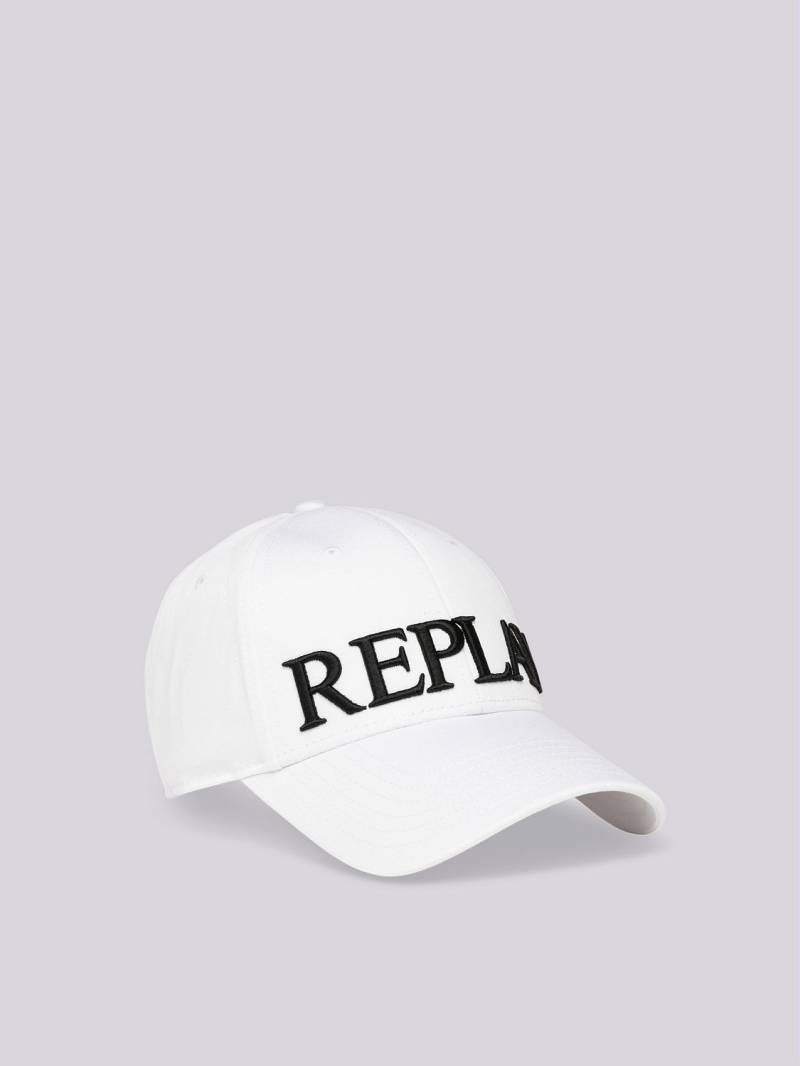 Replay Baseball Cap, mit grossem Logo-Schriftzug von Replay