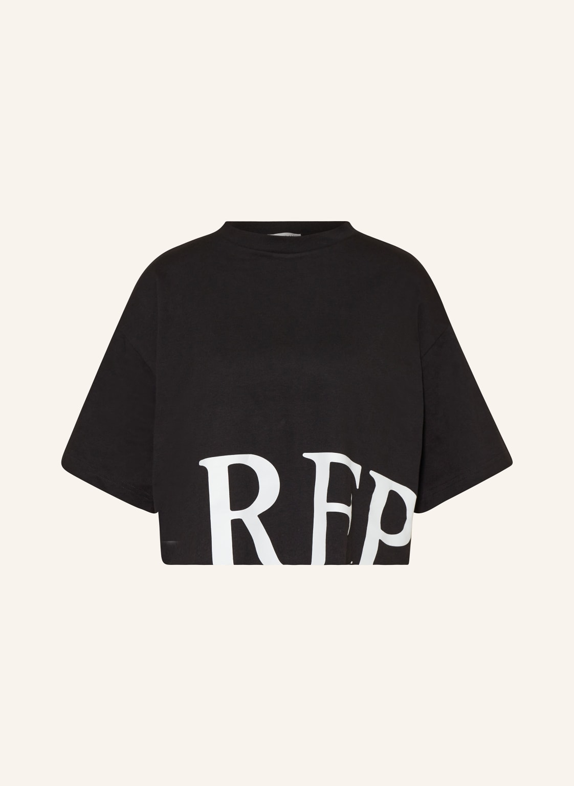 Replay Cropped-Shirt schwarz von Replay