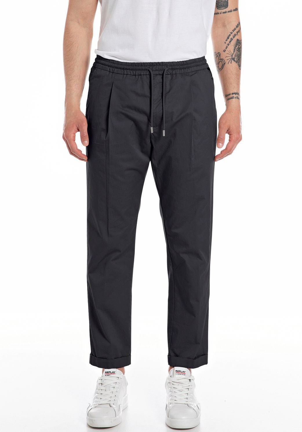 Replay Schlupfhose »Regular Fit«, mit elastischem Bund Replay Schlupfhose »Regular Fit«, mit elastischem Bund von Replay