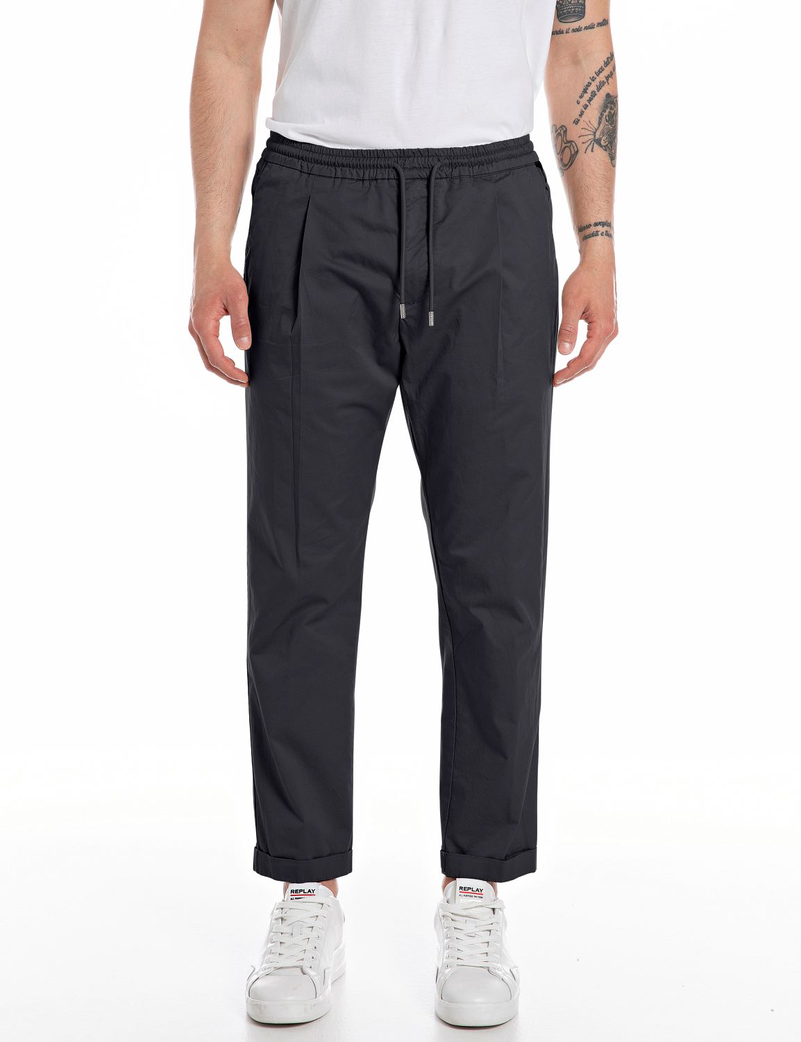 Replay Schlupfhose »Regular Fit«, mit elastischem Bund Replay Schlupfhose »Regular Fit«, mit elastischem Bund von Replay