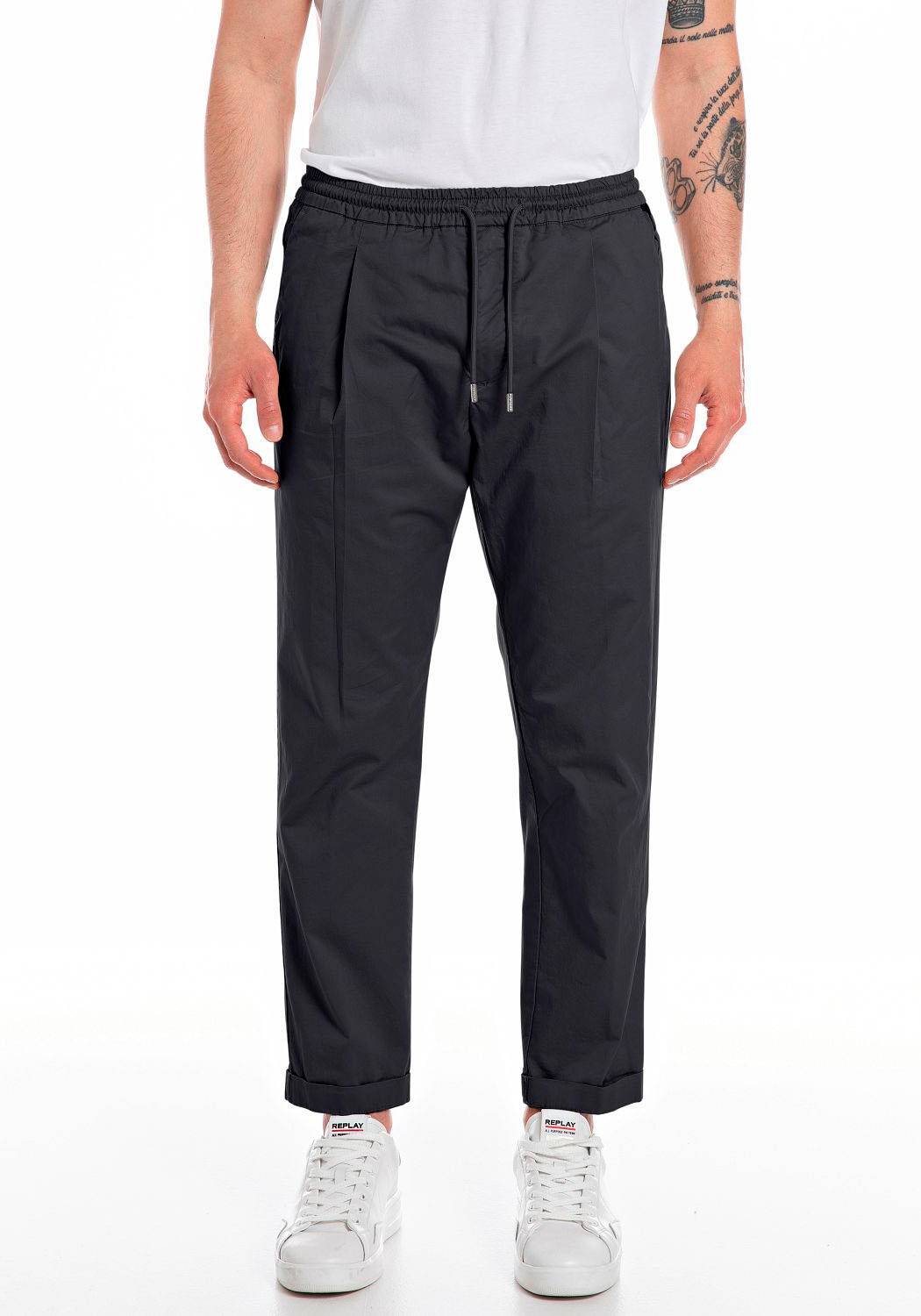 Replay Schlupfhose »Regular Fit«, mit elastischem Bund Replay Schlupfhose »Regular Fit«, mit elastischem Bund von Replay