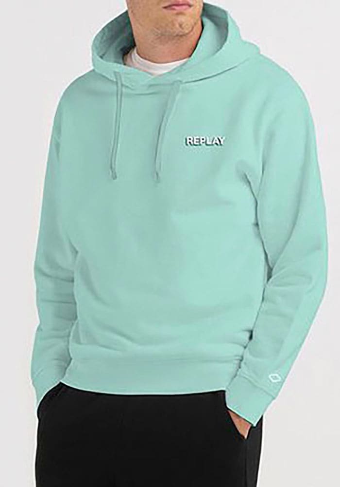 Replay Hoodie, aus Baumwolle von Replay