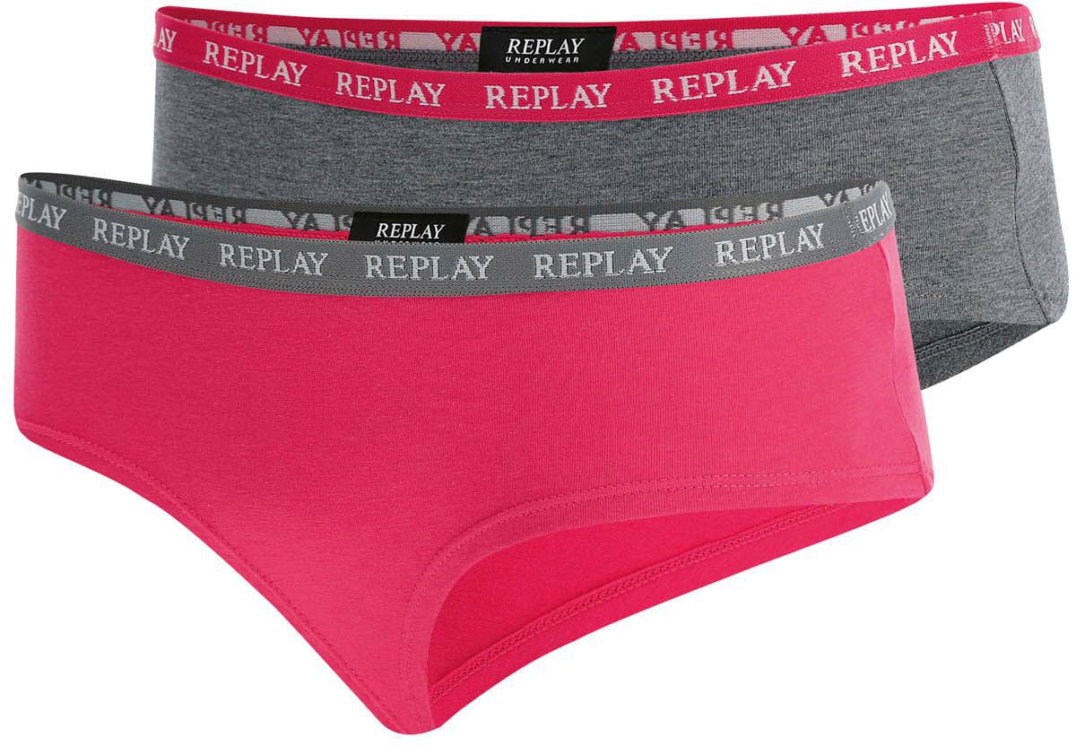 Replay Hüftslip »Lady Culotte Style 1 - 2pcs Waterfall pack«, (Packung, 2er-) von Replay