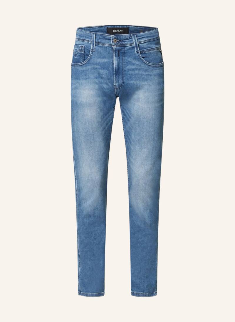 Replay Jeans Anbass Slim Fit blau von Replay