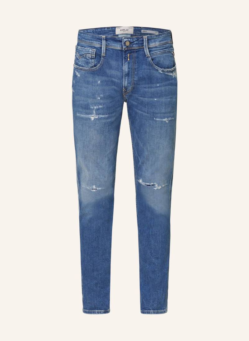 Replay Jeans Anbass Slim Fit blau von Replay