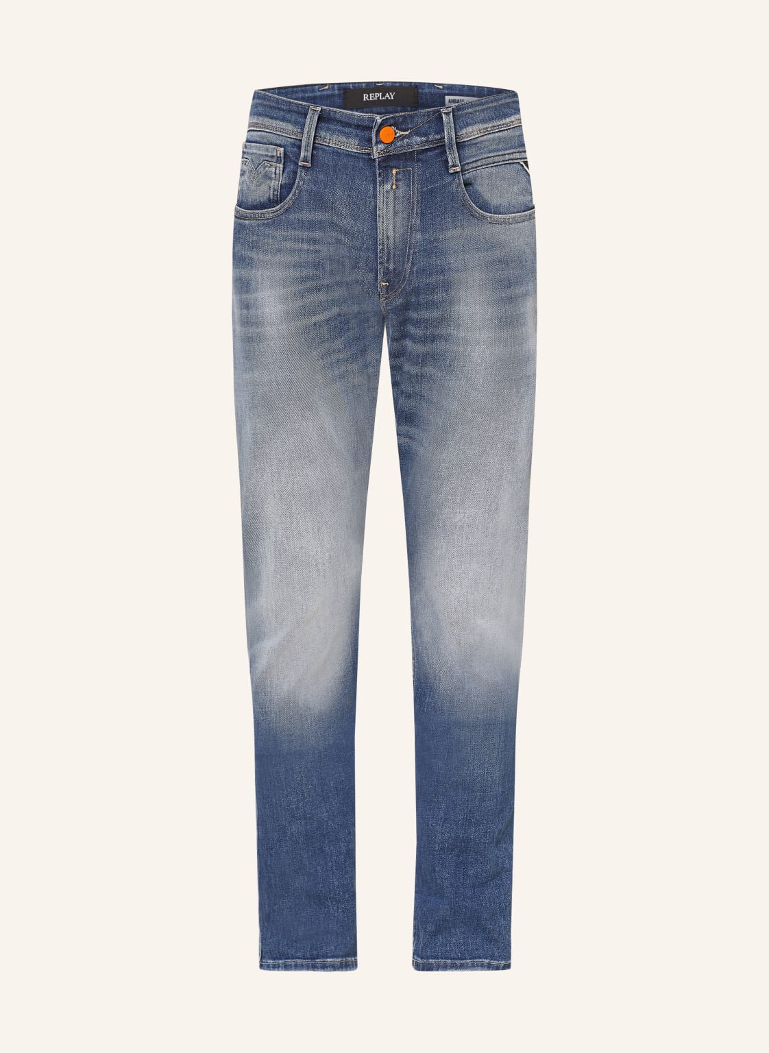 Replay Jeans Anbass Slim Fit blau von Replay