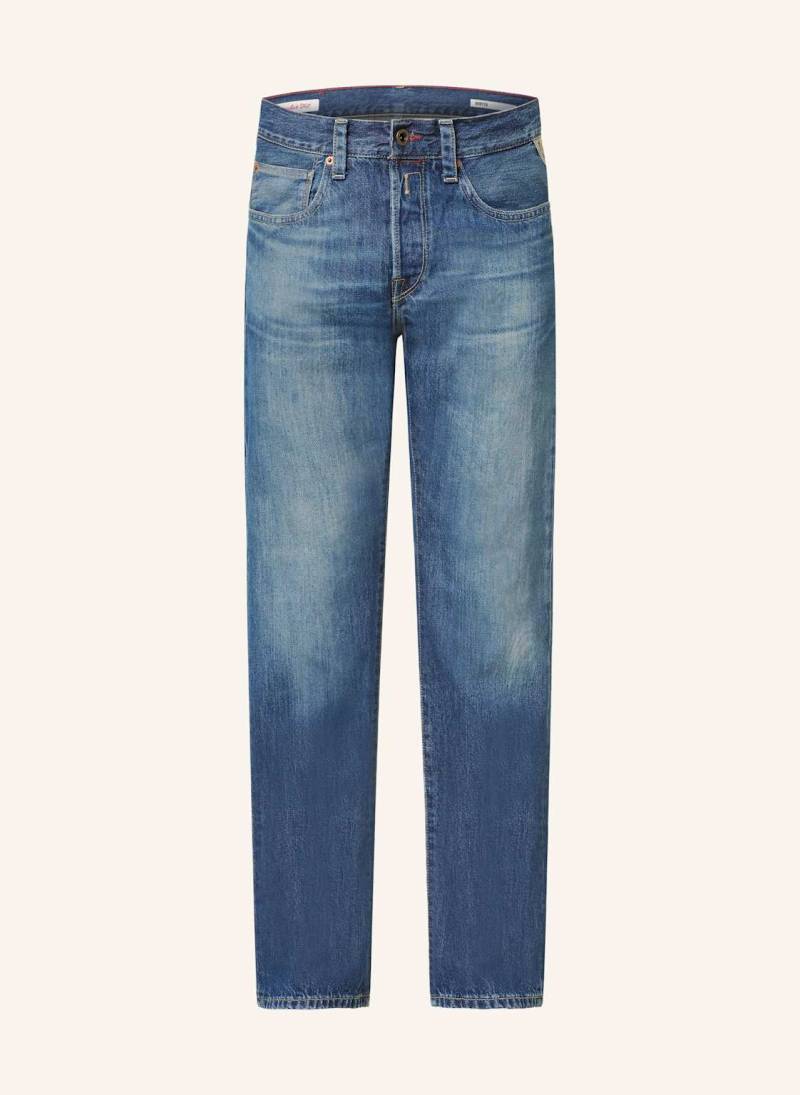 Replay Jeans Regular Fit blau von Replay