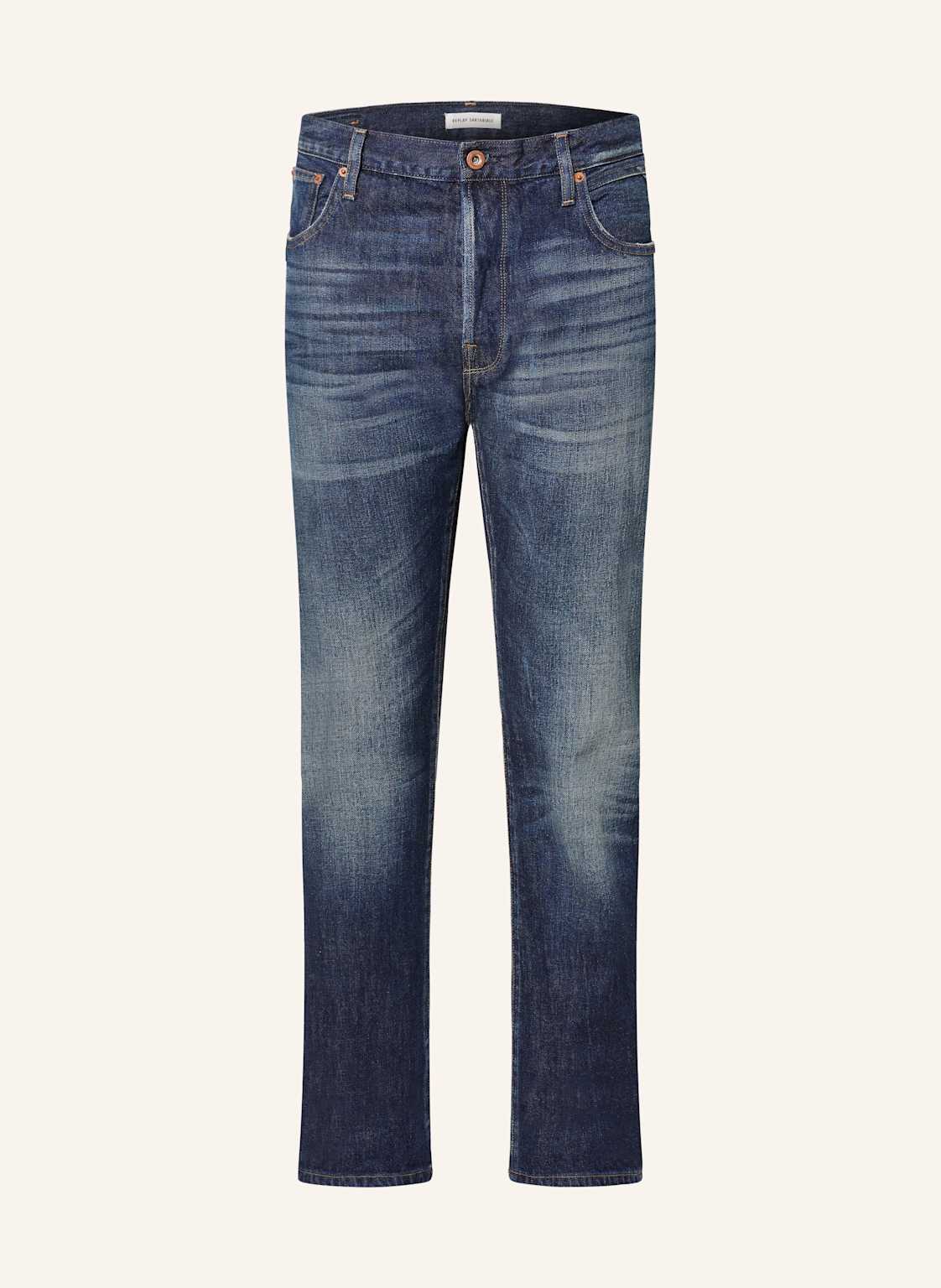 Replay Jeans Regular Fit blau von Replay