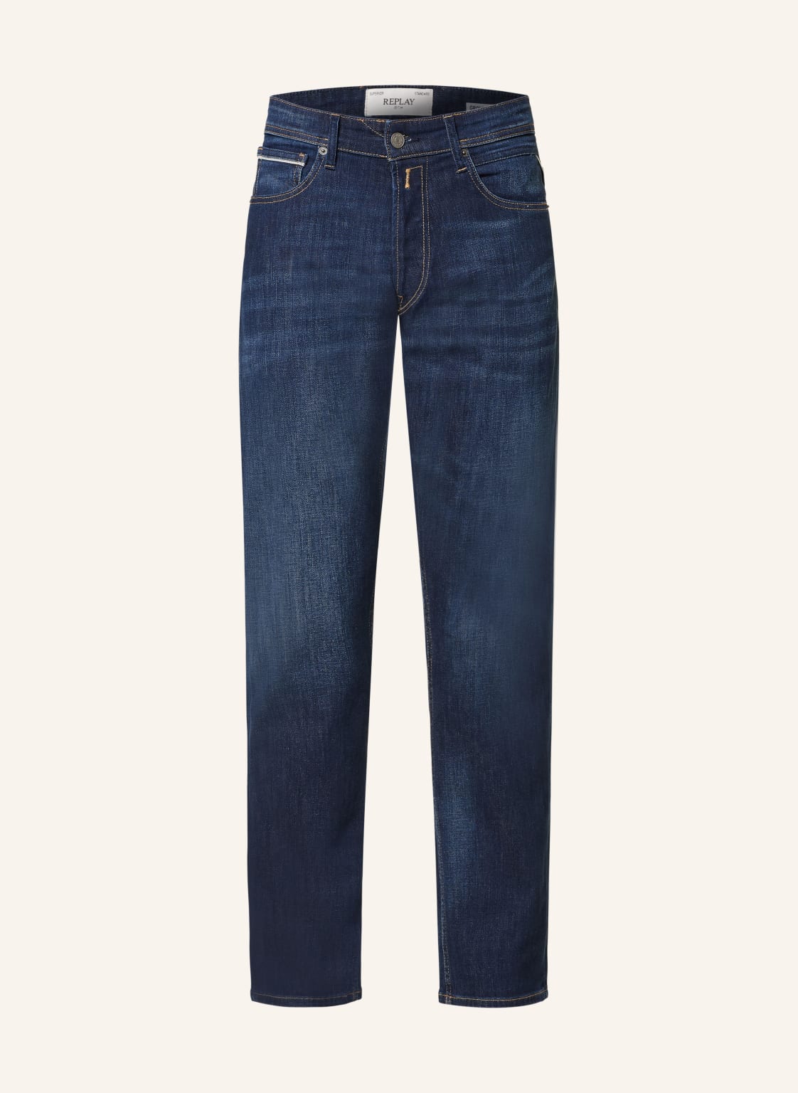 Replay Jeans Straight Fit blau von Replay