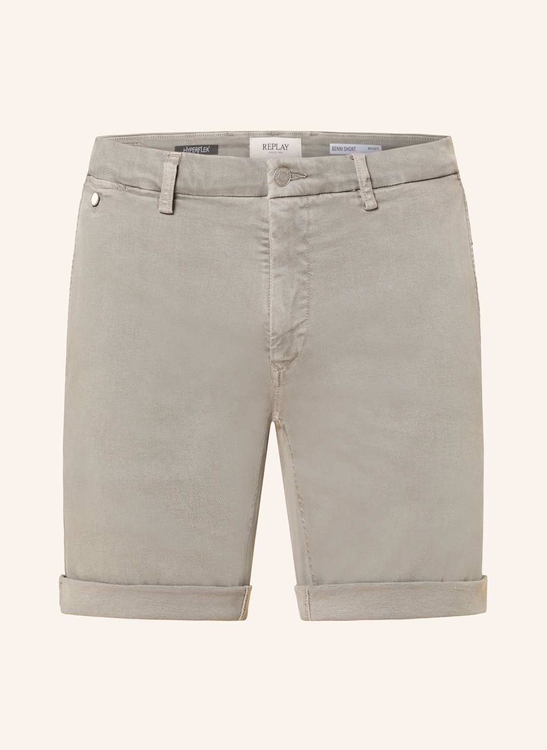 Replay Jeansshorts Benni Regular Fit grau von Replay