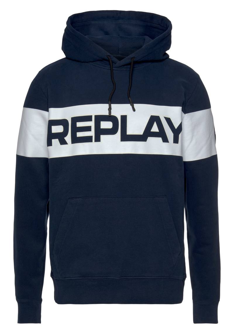 Replay Kapuzensweatshirt, mit grossem Markenprint von Replay