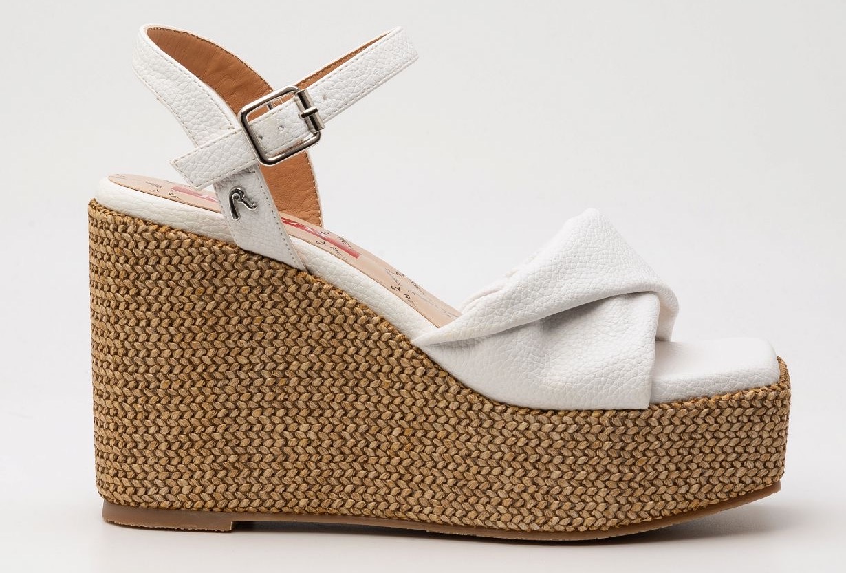 Replay Keilsandalette »WADE SANDAL«, Sommerschuh, Sandale, Keilabsatz, in modischer Karree-Form von Replay