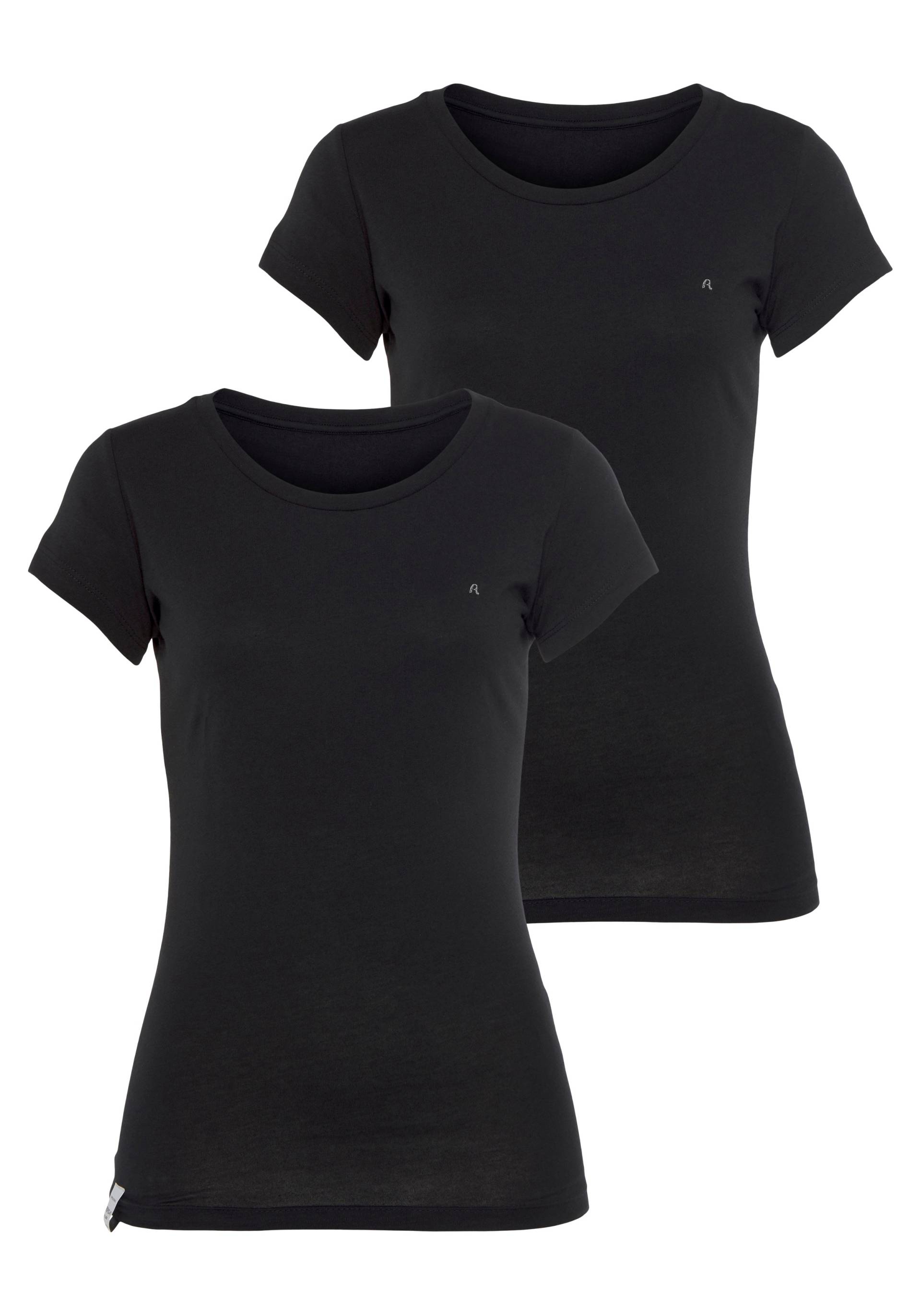 Replay Rundhalsshirt, mit kleiner Logostickerei Replay Rundhalsshirt, mit kleiner Logostickerei von Replay