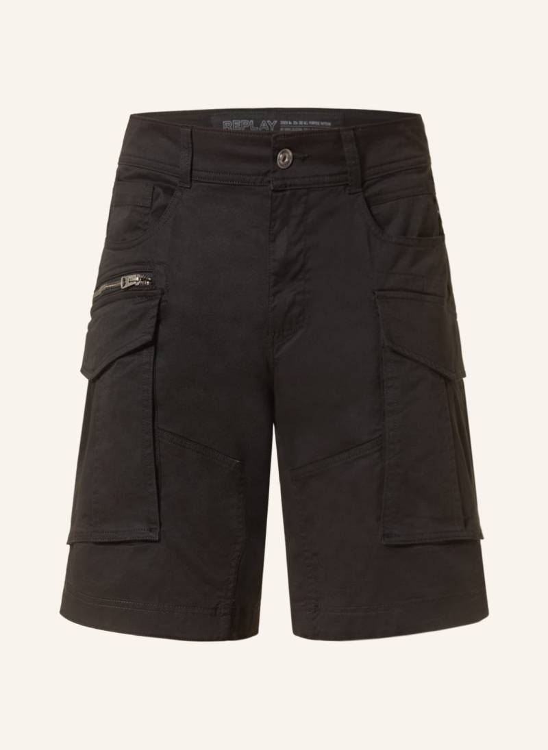 Replay Cargo-Shorts Joe schwarz von Replay