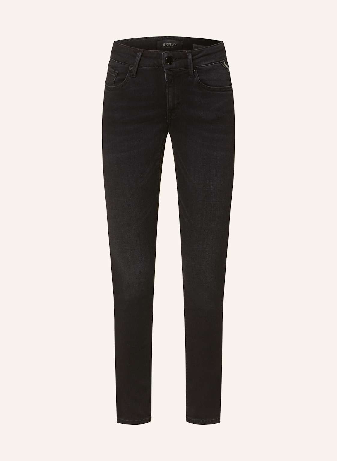 Replay Skinny Jeans New Luz schwarz von Replay