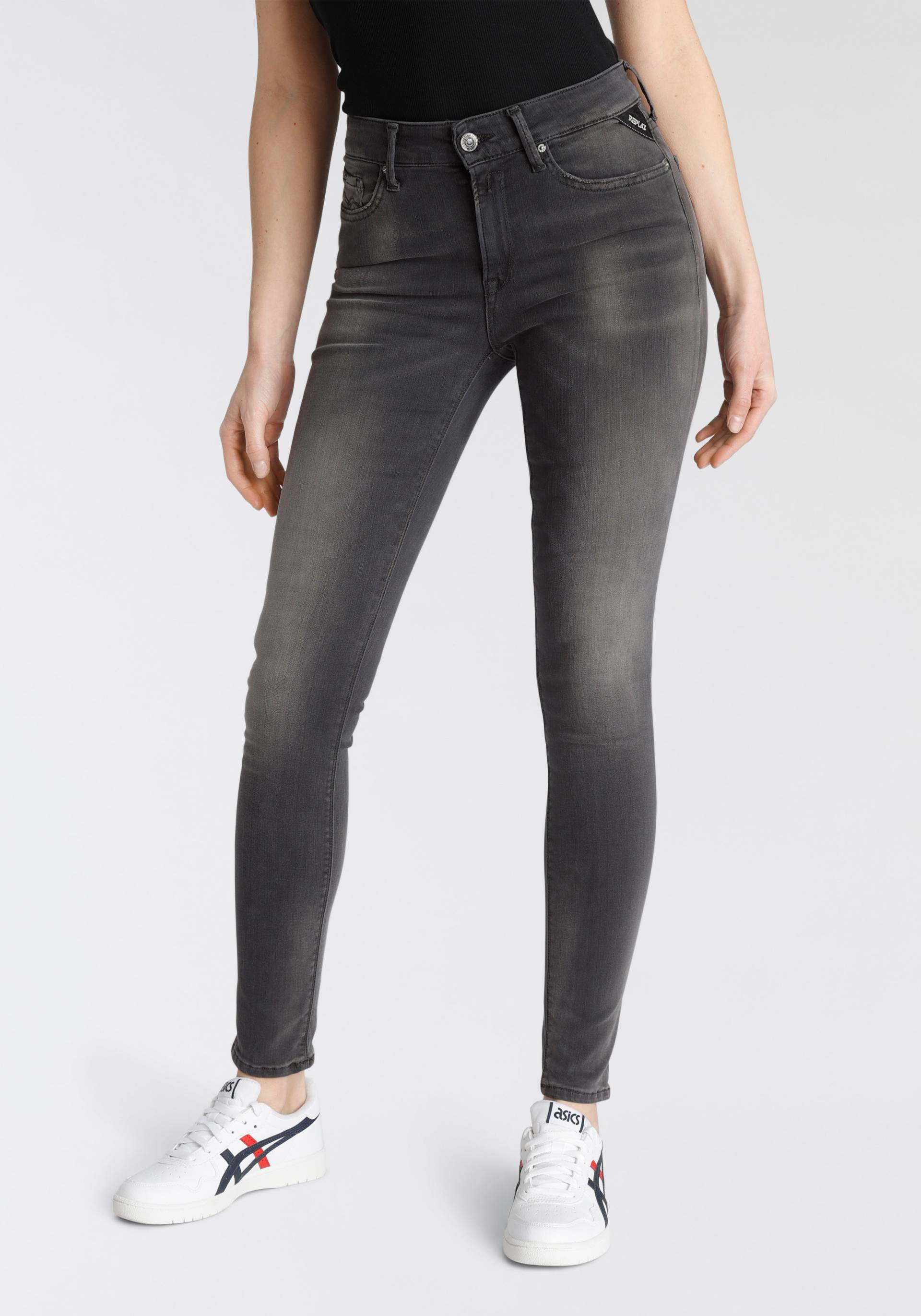 Replay Skinny-fit-Jeans »Luzien«, HYPERFLEX - RE USED - White Shades von Replay