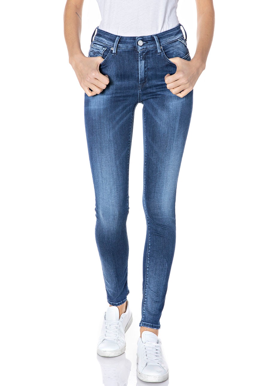 Replay Skinny-fit-Jeans »Luzien«, HYPERFLEX STRETCH DENIM - RE USED von Replay