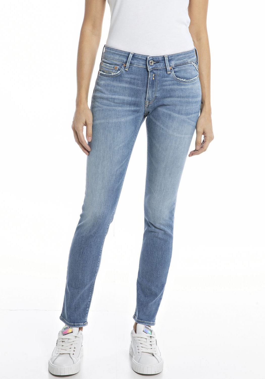 Replay 5-Pocket-Jeans »NEW LUZ Skinny Fit«, in Ankle-Länge von Replay