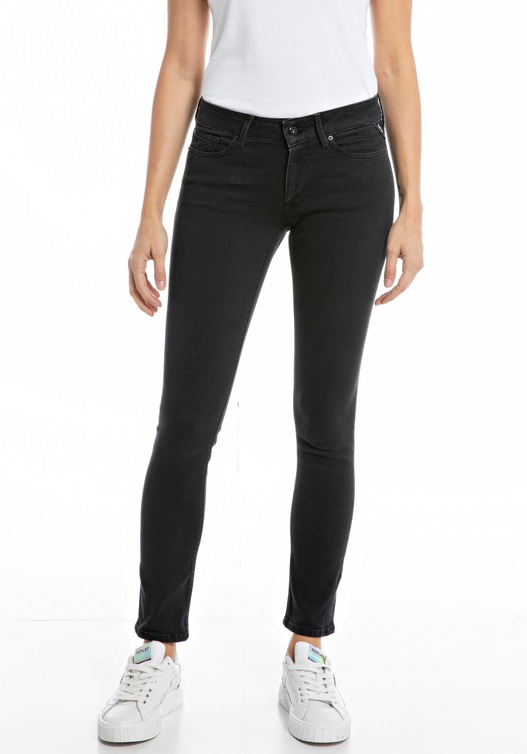 Replay 5-Pocket-Jeans »NEW LUZ«, in Ankle-Länge von Replay
